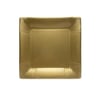 Gold Parlak Kare Tabak 10 Adet