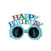 Gözlük Happy Birthday Mavi