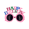 Gözlük Happy Birthday Pembe