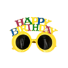Gözlük Happy Birthday Sarı