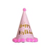 Happy Birthday  Pembe Ponponlu Şapka