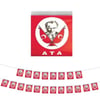 İpli Atatürk Bayrak 10*5 cm 40'lı