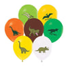 Jurassic Dinozor Baskılı Balon 8 adet
