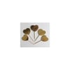 Kalp Gold Parti Cupcake Kürdan 20li