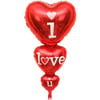 Kalpli Folyo Balon 3lü Set