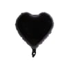 Kalpli Folyo Balon Siyah 40 cm