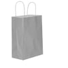 Karton Çanta  25x31cm Gümüş