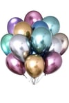 Krom Balon Karışık 50 Adet