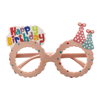 Külah Şapkalı Happy Bırthday Parti Gözlüğü
