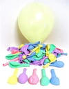 Makaron Balon Karışık Renk 10 Adet