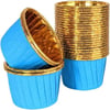 Mavi İçi Gold Lüks Muffin Kek Kapsülü 25 adet