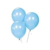 Metalik Balon Açık Mavi 10 Adet
