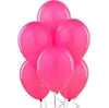 Metalik Balon Fuşya 10 Adet