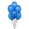 Metalik Balon Lacivert 10 Adet