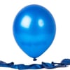Metalik Balon Lacivert 10 Adet