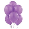Metalik Balon Lila 10 Adet