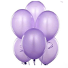 Metalik Balon Lila 100 Adet