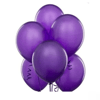 Metalik Balon Mor 100 Adet