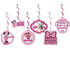 Minnie Mouse Asmalı Tavan Süsü (6 Adet)Pembe