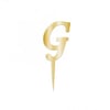 Pasta Üstüne Pleksi Harf G Gold