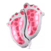 Pembe Ayak İzi Folyo Balon