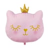 Pembe Kedi Folyo Balon