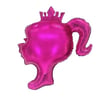 Pink Girl Kafa Folyo Balon 78x70 cm