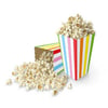 Popcorn Mısır Kutusu Renkli Çizgili
