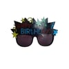 Renkli Happy Birthday Yazılı Parti Gözlüğü