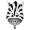 Safari Temalı Zebra Folyo Balon 45 cm