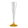 Şampanya Kadehi Bardak Plastik Gold 120 ml 6'lı