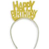 Simli Eva Happy Birthday Taç Gold