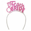 Simli EvaTeam Bride Taç Pembe