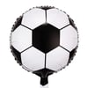 Siyah Beyaz Futbol Topu Folyo Balon (45 cm)