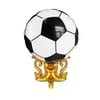 Siyah Beyaz Kupa Şekilli Futbol topu Folyo Balon 