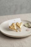 316L Çelik Gold Renk Melting Heart Model Küpe