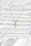 316L Çelik Zincir Gold Renk Flamingo Model Kadın Kolye