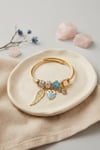 Baykuş Model Gold Renk Charmlı Bileklik