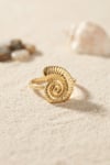 Nautilus Tasarım Gold Renk Kadın Yüzük