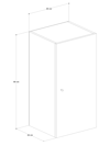 %100 MDF Çok Amaçlı Dolap, Havlu Dolabı, Dosya Dolabı, Banyo Dolabı, Kiler Dolabı