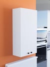 2 Kapaklı Ayarlanabilir Raflı Beyaz Çok Amaçlı Dolap, Kulplu Kiler Dolabı, Banyo Dolabı %100MDF (BD10)