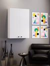 2 Kapaklı Beyaz Çok Amaçlı Dolap, Ayarlanabilir Raflı, Kulplu Kiler Dolabı, Banyo Dolabı 104x73cm %100MDF (BD11) 