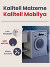 Beyaz Çamaşır Makinesi Dolabı, Kurutma Makinesi Dolabı