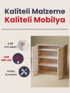 Detamob Çok Amaçlı Dolap 3 Raflı, Ayakkabılık