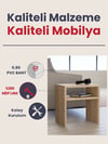 Detamob Fonksiyonel Yan Sehpa, Zigon Sehpa MDF