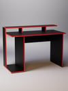Siyah Oyuncu Masası, %100 MDF, Profesyonel Gaming Oyuncu Masası, 60x120cm