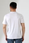 Bisiklet Yaka Kısa Kol, Baskılı T-shirt