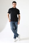 Erkek Çıt Çıt Detaylı Pamuklu Polo Yaka T-shirt