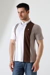 Erkek Çizgili Şerit Detaylı Pamuklu Polo Yaka T-shirt