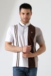 Erkek Çizgili Şerit Detaylı Pamuklu Polo Yaka T-shirt